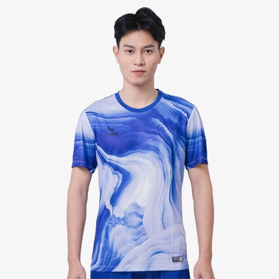Bộ quần áo bóng đá Kamito Tornado màu xanh bích